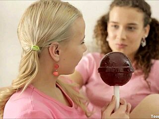 Teen Lesbians Experience First Time Sex with Fingering and Licking Shaved Pussies