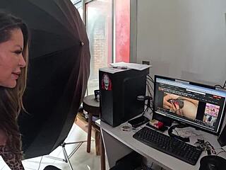 cleo cadillac first time at ted mansion with anal fisting big ass shower and wet pussy lick