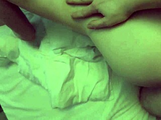 Why is step bro pounding this cute brunette college girlfriend in cowgirl and missionary?