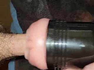 Hey, ready for fleshlight stroke session with big cock cumshot masturbation?