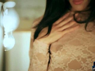 Finger banging latina milf chloe amour pleases herself in solo masturbation session. She focuses on intense fingering for group babe vibe.