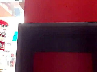 Stepsister Tries Shoes in Store After Workout, Flashing Dirty Feet and Panties to You