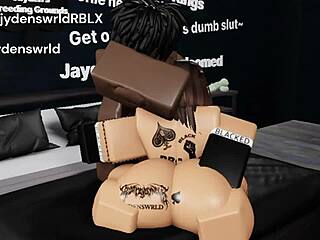 Can You Destroy My Friend's Tight Pussy Like in Roblox with Big Black Cock?
