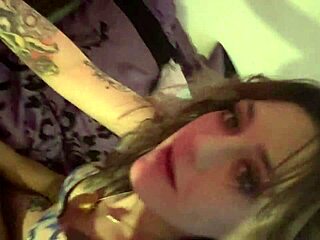 i love how this tatted emo beauty submits to rough backshots and domination