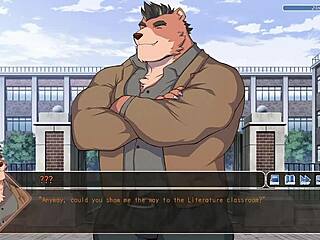 Jogando after class 1 with classroom furry game action and intense banging scenes