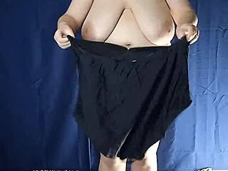 one piece swimsuit try on with big ass bikini and natural tits uncensored