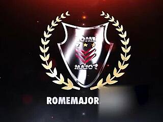 Oh yeah, lick my wet pussy, says petite italian tiffani madison in blue bikini riding rome major's big black cock