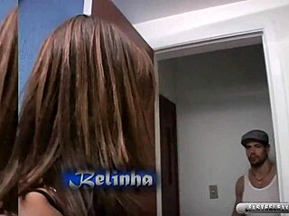 latina belinha baracho ended up facialized after a wild session with brazilian studs