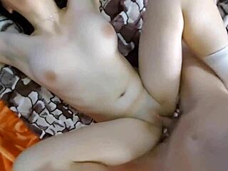 College classmate visits my room for a focused homework study session together