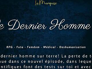 le dernier homme 2 with femdom futa in french audio