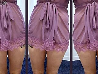 Scarlett Mae w bieliźnie zaczyna ssać kutasa w domowym POV