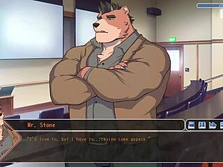 Jogando after class 1 with classroom furry game action and intense banging scenes