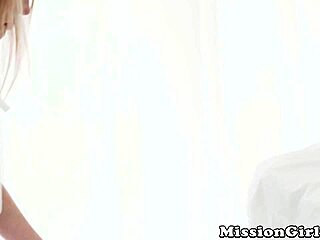 are you ready for this shy blonde babe getting plowed hard with a strapon by that mormon chick?