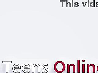 British teen with big natural tits rides lucky guy's face in first-time cunilingus