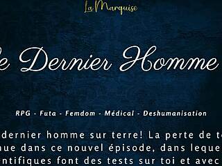 le dernier homme 2 with femdom futa in french audio