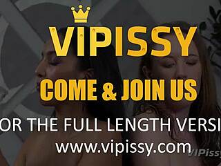 Czech brunette lesbians lick shaved pussies and drink golden pee in gym