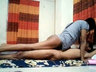 Hanif PK and Popy's Amateur Teen Couple Intense Sex with Big Cock in Tight Pussy