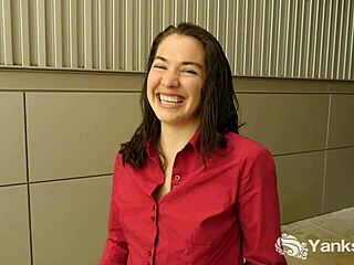 cute lilith reaches intense climax while masturbating in the bathroom with shaved pussy!