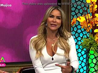 Aylin Mujica Shows Off Marked Nipples and Massive Ass in Tight Minidress Upskirt