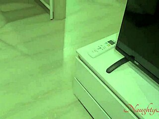 Can you believe I pranked my curvy wife as a home intruder for taboo roleplay?