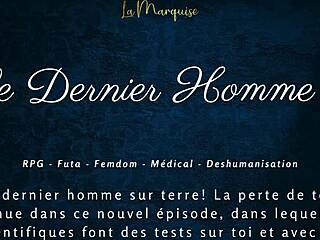 le dernier homme 2 with femdom futa in french audio