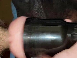 Hey, ready for fleshlight stroke session with big cock cumshot masturbation?