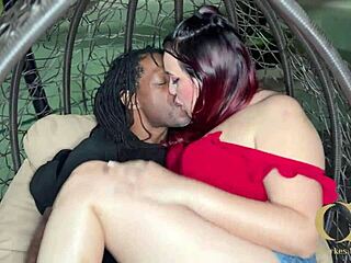 Christy Evansx starts with blowjob then takes big cock in juicy pussy for cumshot.