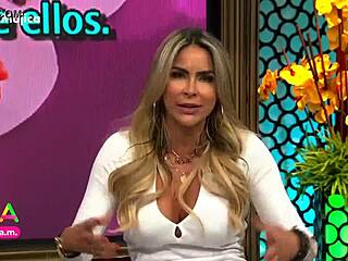 Aylin Mujica Shows Off Marked Nipples and Massive Ass in Tight Minidress Upskirt