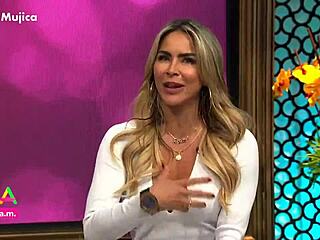 Aylin Mujica Shows Off Marked Nipples and Massive Ass in Tight Minidress Upskirt