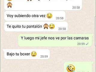 quieres que cojas otra vez ella no se va a enterar parte 2