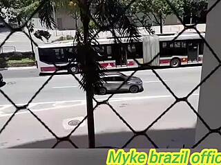 My friend Luara Sanza came to visit me and asked for a special favor see complete on Sheer and Red