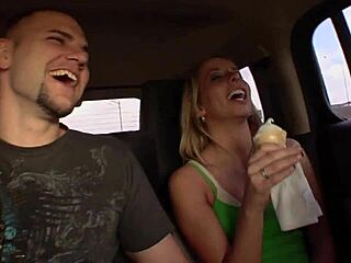 Ashley Jensen In Fishnets And Heels Gets Fucked Hard With Anal Fingering And Cum Drink