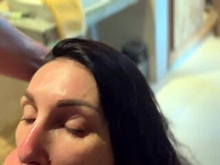 Blowjob in the shower