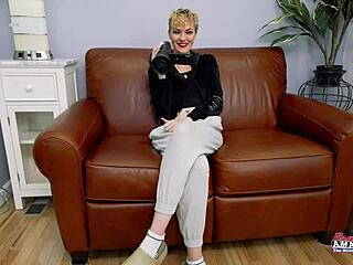 Hotties blonde sassy and redhead bella suck cock then get banged hard.