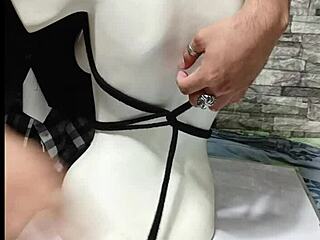 WOW! BDSM Tutorial Shows HOW TO TIE Those PERUVIAN BOOBS Tight!