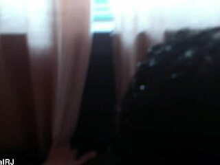 visiting morro do vidigal trailer 09 with brazilian housewife flashing shaved pussy in lingerie close up