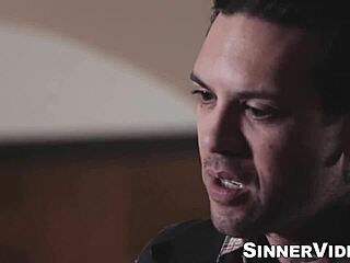 Tattooed Small 18+ Babe Aj Applegate Licks Pussy And Gets Missionary Fucked