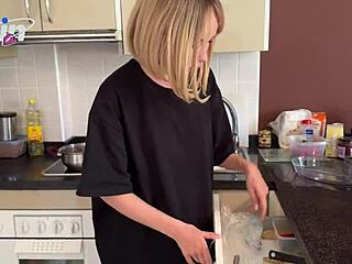 Mouthful of Sperm Instead of Milk for Breakfast from Deepthroat Blowjob