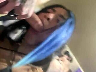 omg this colombian college chica sucking and getting mouth fucked by huge cock 😈