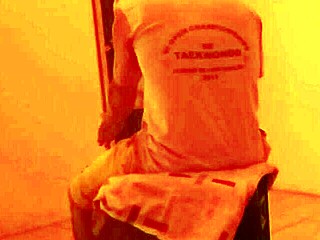 Prostitute in brothel gives me free ball blowjob for new trendy cellphone in real cabaret action