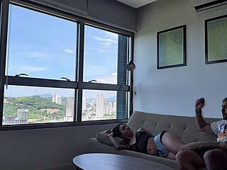 Dormiu sem lençol então meti gostoso sem dó na gostosa with ebony babe riding swollen pussy