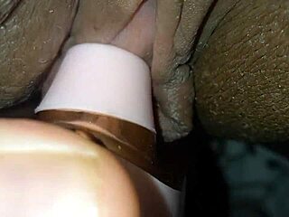 Juicy Latina Teases with Her Wet Big Pussy in Close-Up