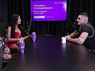 Brazilian Transsexual Stars in Professional Casting Scene with Seven Men Including Bisexual Cuckold Domination and Outdoor Orgy Elements