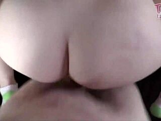 Seth boldly creampies babysitter Reese Robbins in doggystyle after deepthroat blowjob