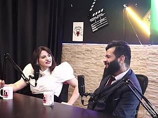 He Shoved His Arm Deep Into Lady Snow's Pussy To Build Her Excitement In Brazilian Casting Orgy