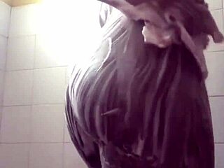 I look best while soapy during masturbation