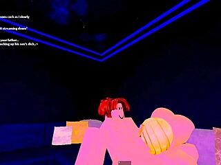 why does stepmom suck stepson's cock while dad works on roblox?