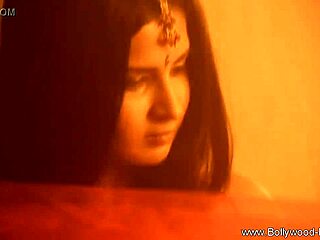 Lovely brunette dances gracefully in solo striptease performance