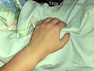 i hide under blanket to lick and finger neighbors' pussies in homemade lesbian threesome