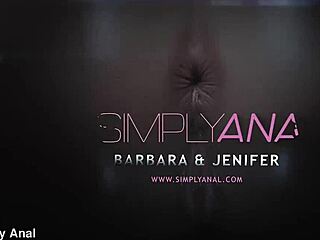 Czech European lesbians use dildo and vibrator for gaping anal stretching and rimjob